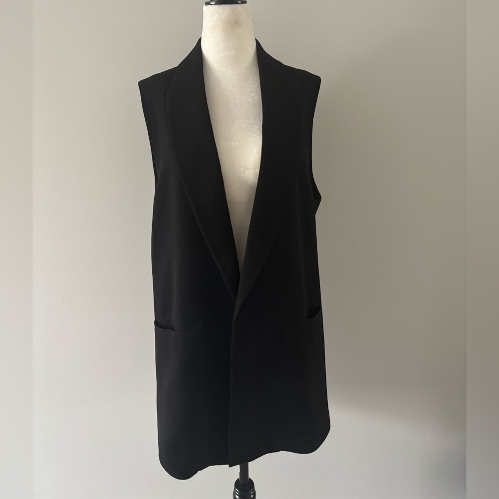 Club Monaco Black Vest Blazer